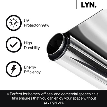 LYN™️ - WINDOW PRIVACY PLATINUM FILM