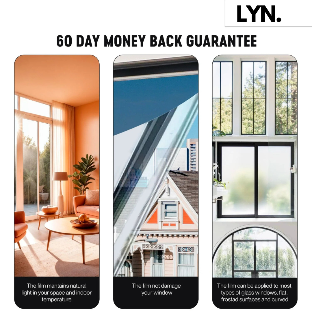 LYN™️ - WINDOW PRIVACY PLATINUM FILM